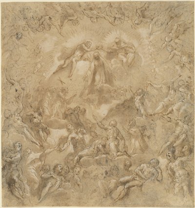 Korunovace Panny Marie od Jacopo Palma il Giovane