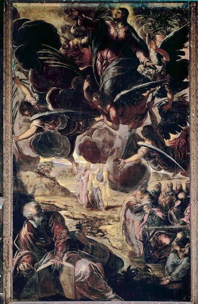 Nanebevstoupení od Jacopo Robusti Tintoretto