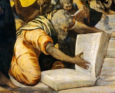 Ježíš mezi lékaři chrám od Jacopo Robusti Tintoretto