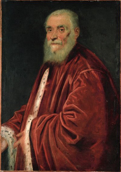 Marco Grimani, Benátský senátor (olej na plátně) od Jacopo Robusti Tintoretto
