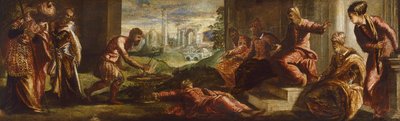 Mucius Scaevola od Jacopo Robusti Tintoretto