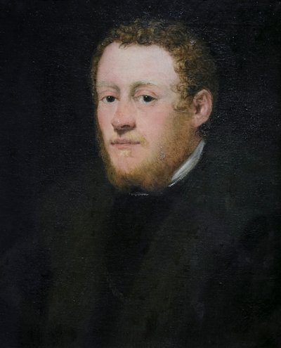 Portrét mladého muže s červenými vlasy od Jacopo Robusti Tintoretto