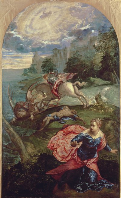 St.George and the Dragon od Jacopo Robusti Tintoretto