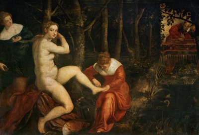 Suzanne au bain - Susanna ve vaně ... od Jacopo Robusti Tintoretto