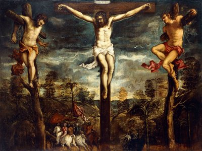 Ukřižování, 1554-55 od Jacopo Robusti Tintoretto
