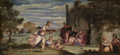 Ordeal of Tuccia, kolem roku 1555 (olej na plátně) od Jacopo Robusti Tintoretto
