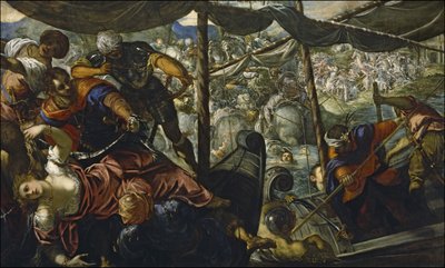 Znásilnění Heleny, 1578 od Jacopo Robusti Tintoretto