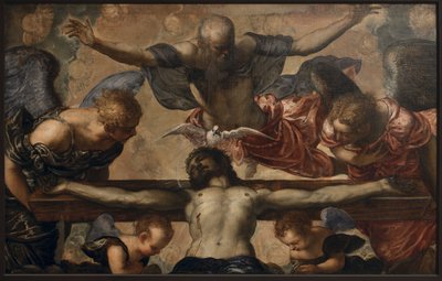 The Trinity, c.1561-62 (olej na plátně) od Jacopo Robusti Tintoretto