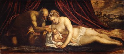 Venuše, Vulkán a Amor od Jacopo Robusti Tintoretto