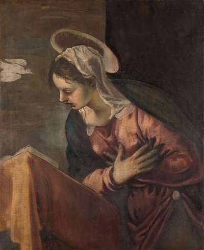 Panna od Zvěstování Panně, 1560-85 od Jacopo Robusti Tintoretto