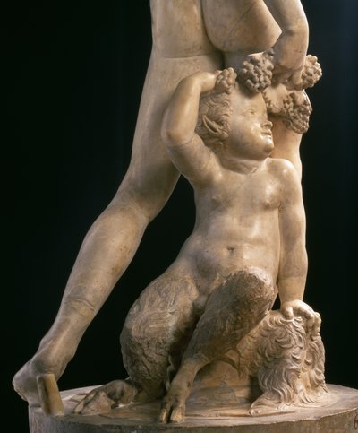Bacchus, detail spodní poloviny, socha Jacopo Sansovino (1486-1570) (mramor) (viz také 79847) od Jacopo Sansovino