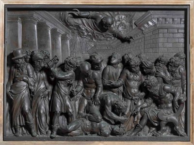 The Miracle of the Slave The Miracle of Saint Mark, 1541. od Jacopo Sansovino