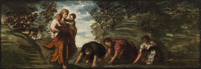 Latona měnící lykijské rolníky v žáby od Jacopo Tintoretto
