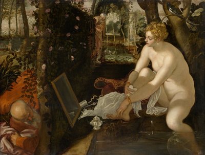 Susanna a starší od Jacopo Tintoretto