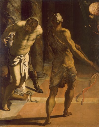 Bičování Krista, 70. léta 16. století. od Jacopo Tintoretto