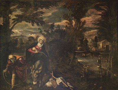 Útěk do Egypta, 1582-1585. od Jacopo Tintoretto
