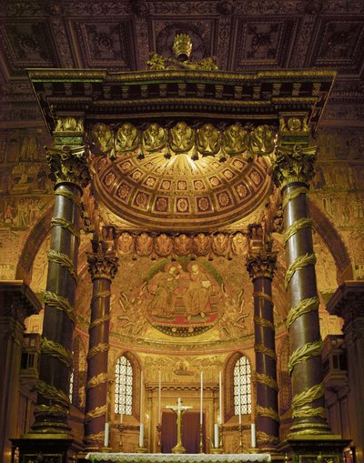 Korunovace Panny Marie (mozaika) od Jacopo Torriti