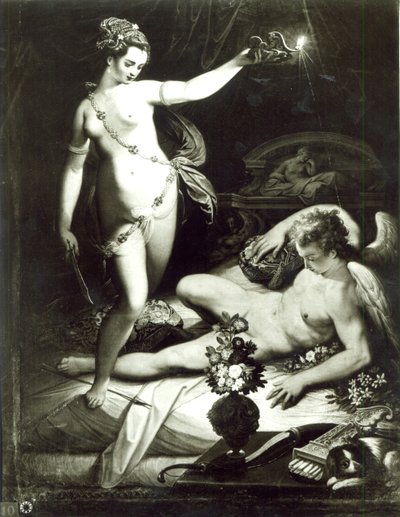 Psychika Překvapivý Amor od Jacopo Zucchi