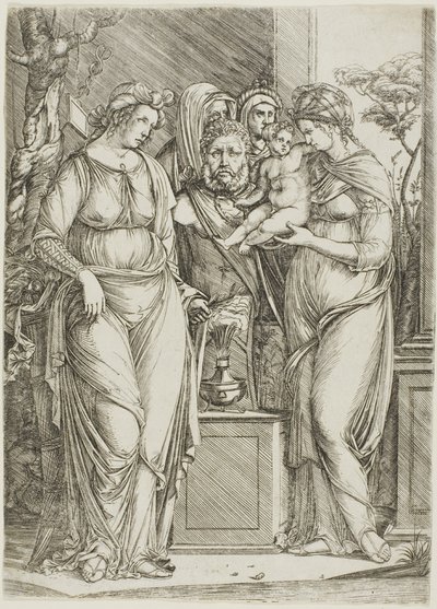 Obětina Priapovi, Velká deska od Jacopo de