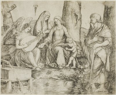 Svatá rodina od Jacopo de