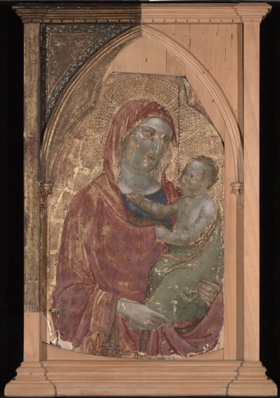 Panna a dítě od Jacopo del Casentino