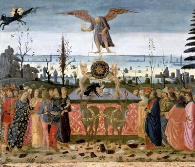 Triumf času, 1480-1490 od Jacopo del Sellaio