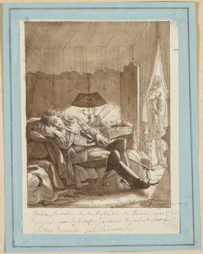 Spánek Grand Condé, c. 1817. od Jacque Noël Marie Frémy