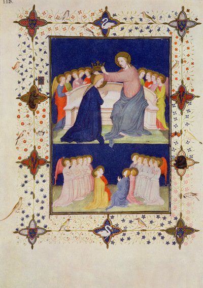MS 11060-11061 Hours of Notre Dame: Compline, The Coronation of the Virgin, z 