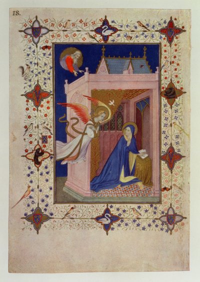 MS 11060-11061 Hours of Notre Dame: Matins, The Annunciation, from 