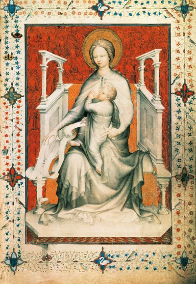 Madona s dítětem od Jacquemart de Hesdin