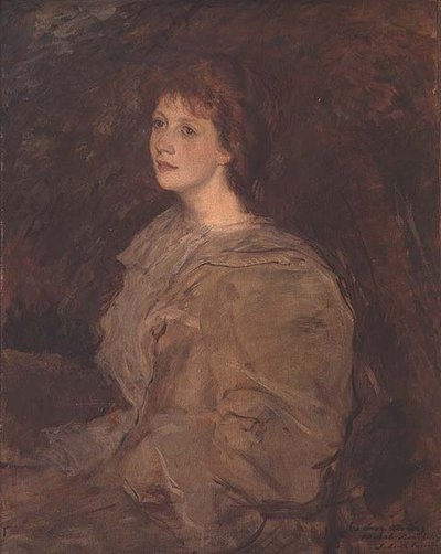 Portrét Mabel Beardsley od Jacques Emile Blanche