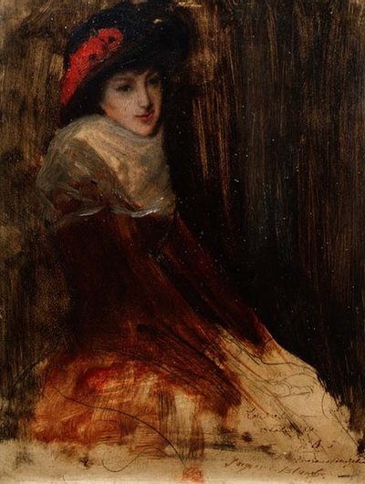 Studie mladé dívky od Jacques-Emile Blanche