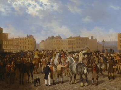 Old Smithfield Market od Jacques-Laurent Agasse