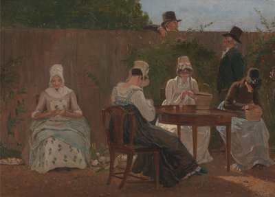 The Chalon Family v Londýně od Jacques-Laurent Agasse