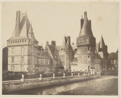 Pohled na hrad Maintenon od Jacques Alexandre Ferrier