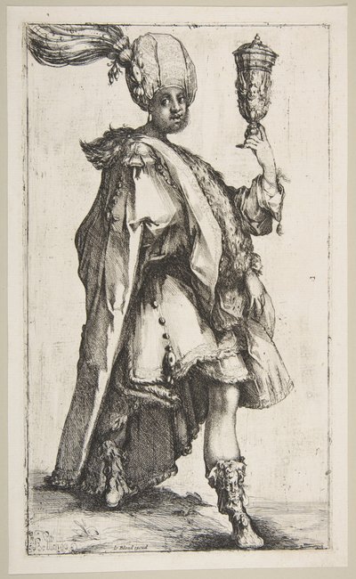 Balthasar, ze série Tří králů, 1595-1616. od Jacques Bellange