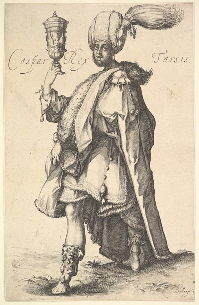 Caspar, po sérii tří mágů od Jacquese Bellange. od Jacques Bellange