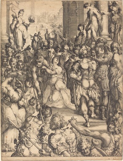 Umučení svaté Lucie. od Jacques Bellange