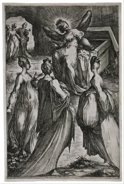 Svaté ženy u hrobu od Jacques Bellange