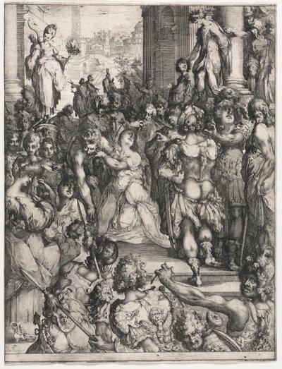Umučení svaté Lucie. od Jacques Bellange