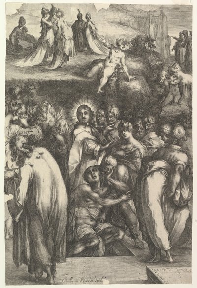 Vzkříšení Lazara, 1595-1616. od Jacques Bellange