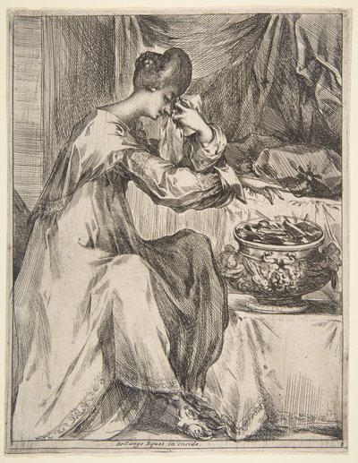 Sebevražda Portie, 1612-16. od Jacques Bellange