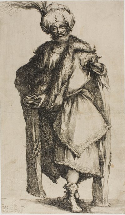 Tři mágové: Kašpar, král Tarsu od Jacques Bellange