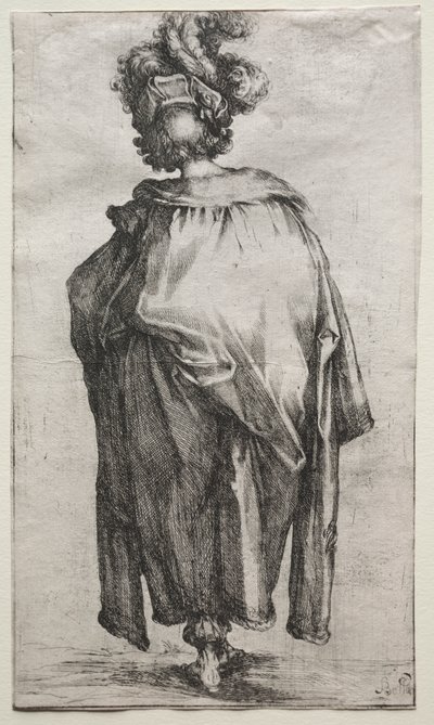 Tři mágové: Melchior od Jacques Bellange