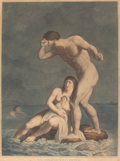 Univerzální potopa od Jacques Bonnefoy after Michel Honoré Bounieu