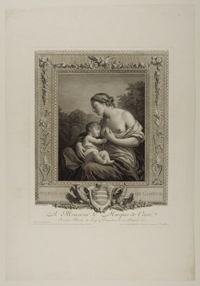 First Age of Cupid (rytina) od Jacques Bouillard