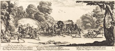 Útok na trenéra od Jacques Callot