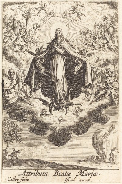 Atributy Panny od Jacques Callot