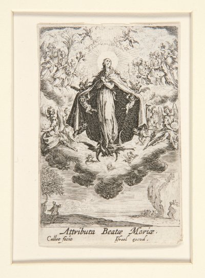Atribuce Panny, no. 14 ze Života Panny od Jacques Callot