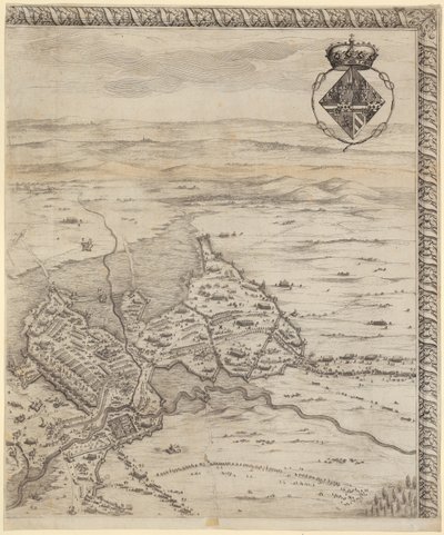 Úryvek z díla „Bitva u Bredy“ od Jacques Callot